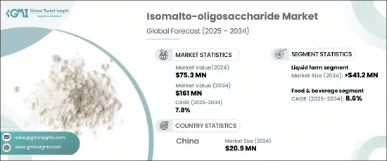 Isomalto-oligosaccharide Market - IMG1
