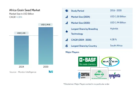 Africa Grain Seed - Market