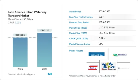 Latin America Inland Waterway Transport - Market - IMG1