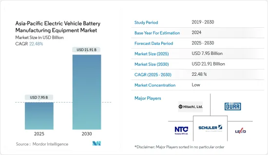 Asia-Pacific Electric Vehicle Battery Manufacturing Equipment - Market - IMG1