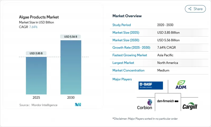 Algae Products - Market - IMG1